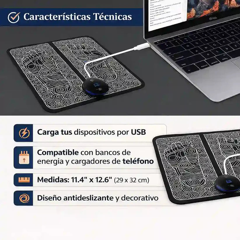 MASAJEADOR MAGNÉTICO PARA PIES - Relaja tus pies en minutos desde casa.